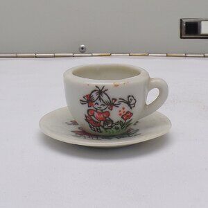 VTG Miniature 1950s Japanese Teacup and Saucer